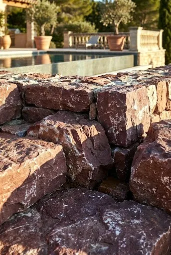 Бут мармуровий розовий - фото в інтер'єрі